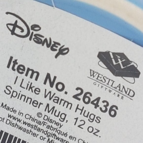 NWT DISNEY Olaf Mug Teacup I Like Warm Hugs Spinner Mug Olaf Snowman Blue - Picture 15 of 16